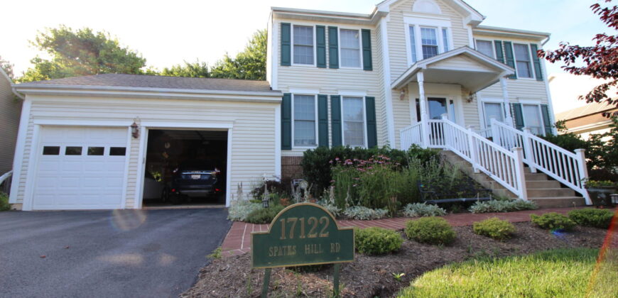 17122 Spates Hill Road Poolesville, MD 20837